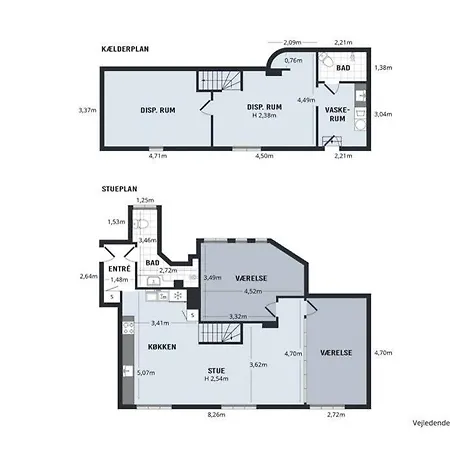 Stylish Two Floor In Vibrant Norrebro 公寓 *